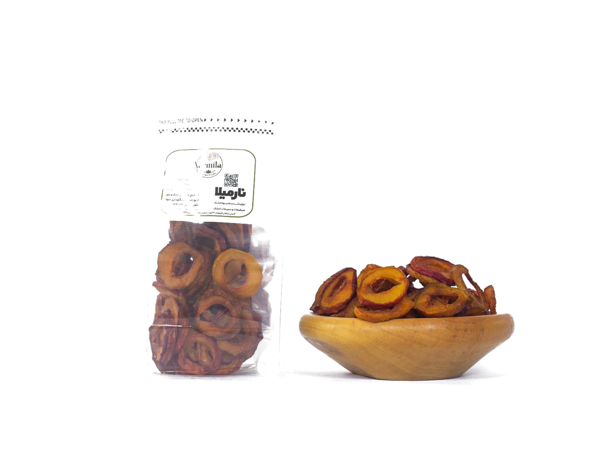 Narmila dried Shablon plum with its packaging
